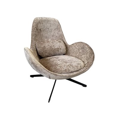 Fauteuil rotatif en velours - SPACE MATHI DESIGN
