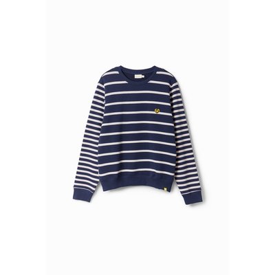 Desigual - Sweat-shirt rayures imagotype DESIGUAL