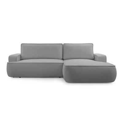 Canapé d'Angle Convertible en Tissu texturé 4 places - NESSINO LISA DESIGN