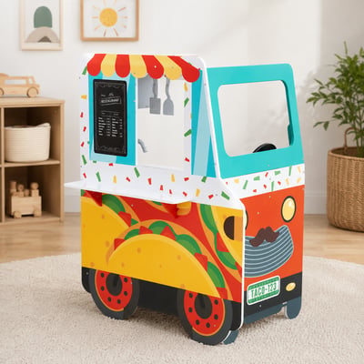 Food Truck Bois Cuisin Enfants Camion Taco TEAMSON KIDS