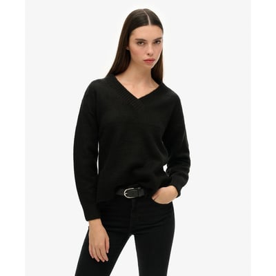 Pull oversize à col V SUPERDRY