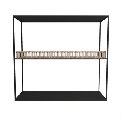 Console en métal et bambou -  LAZARE POTIRON PARIS