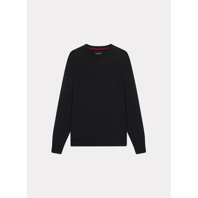 Sweat brodé col rond SWEAT 90 FULL BLACK CHEVIGNON
