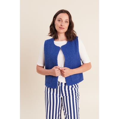 Gilet sans manches bouclette poches BREAL
