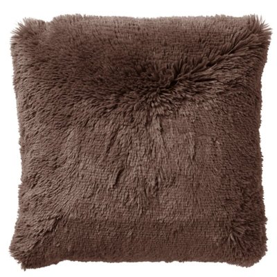 Coussin Fluffy - Marron, 45x45 cm DUTCH DECOR