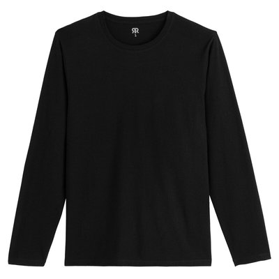 T-shirt col rond manches longues LA REDOUTE COLLECTIONS