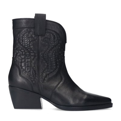Santiags en cuir avec clous SACHA
