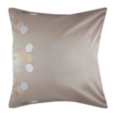 Taie d'oreiller satin de coton 120 fils HEXAGONES GARNIER-THIEBAUT