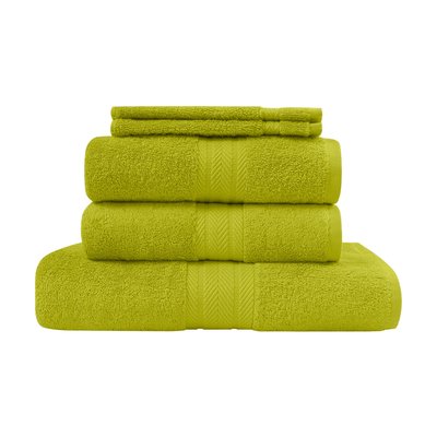 Ensemble de bain 5 pièces (1 drap de bain + 2 serviettes de toilette + 2 gants) LUXURY SENSEI MAISON