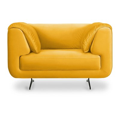 Кресло из велюра и металла SO'HOME