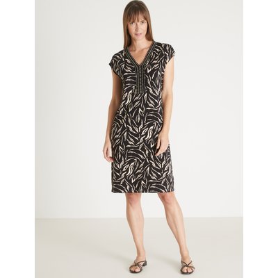 Robe avec perles fantaisie en maille DAXON