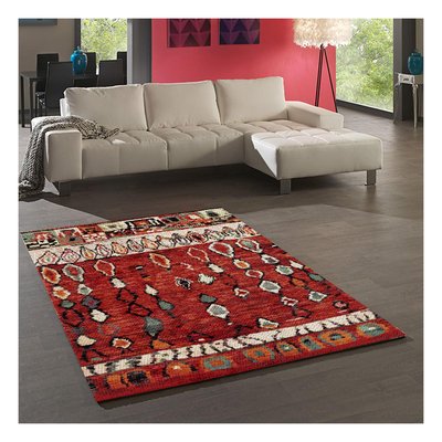 Tapis salon et chambre tissé motif berbère MO 75 UN AMOUR DE TAPIS
