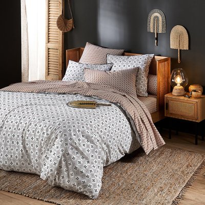 Teyben Patterned 100% Cotton Duvet Cover LA REDOUTE INTERIEURS