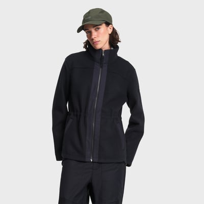Veste polaire effet laine bouillie col montant AIGLE