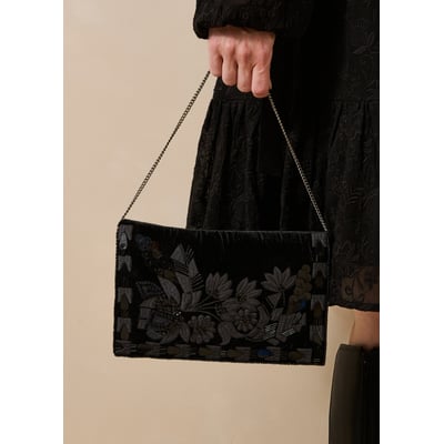 Sac bandoulière avec perles LA FEE MARABOUTEE