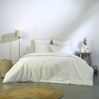 Parure + taies 65x65 percale ZOÉ FEBRONIE