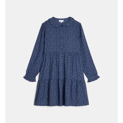 Robe froncée taurelia à motif floral en sergé CADET ROUSSELLE