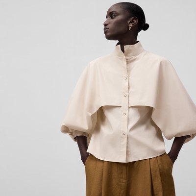 Chemise droite à cape d’épaule ADOLFO DOMINGUEZ
