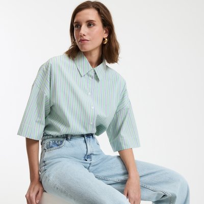 Chemise ample, manches coudes, Signature, AMBRE LA REDOUTE COLLECTIONS