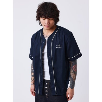 Chemise style baseball avec logo au dos PROJECT X