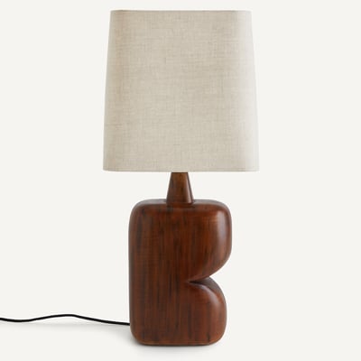 Gyra Mango Table Lamp with Linen Shade AM.PM