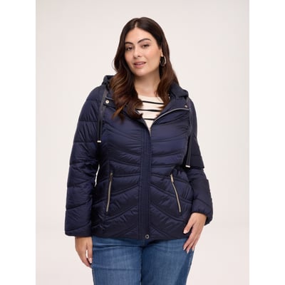 Veste matelassée courte à motif vagues FIORELLA RUBINO