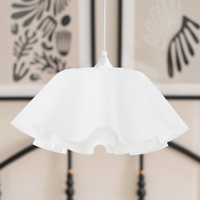 Kristi White Acrylic Pendant Light SO'HOME