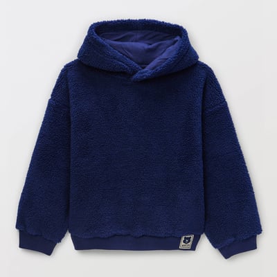 Sweat à capuche imprimé contenant du coton BIO GOTS MONOPRIX