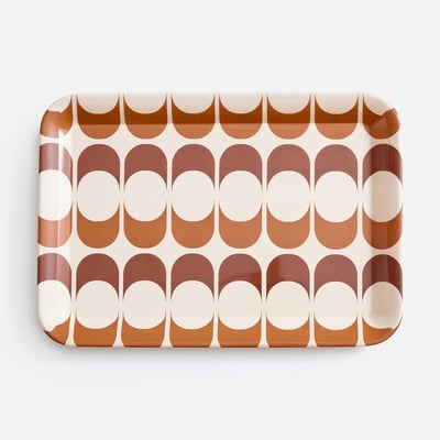 Plateau rectangulaire, imprimé vintage, taille M, LUIGI LA REDOUTE INTERIEURS
