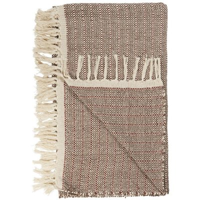 Plaid coton franges IB LAURSEN