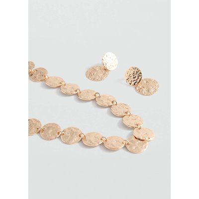 Ensemble collier et boucles d'oreilles MANGO TEEN