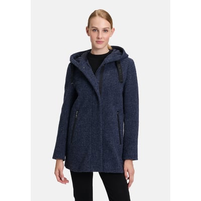 Veste En Laine à Capuche Babette Ballinger New York Taille SM Marron - Occasion Très Bon État