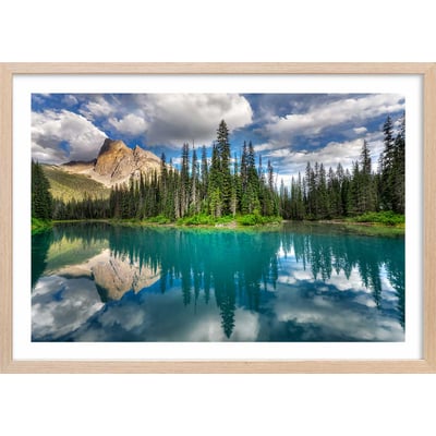 Affiche lac bleu éméraude HEXOA