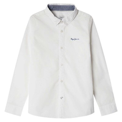 Chemise Avec Logo Brodé En Popeline PEPE JEANS