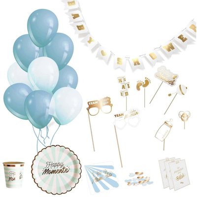 Kit décoration pour baby shower 46 pièces CMP