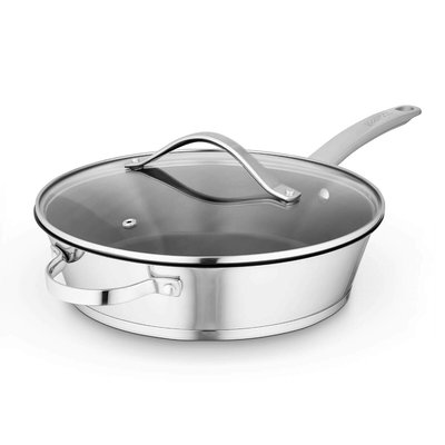 28cm Stainless Steel Multi-Pan with Lid GOOD FOOD BY TOWER