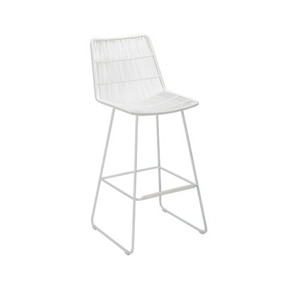 Chaise de bar extérieur en polyprolylène et pieds en métal, CON DAO NOW'S HOME
