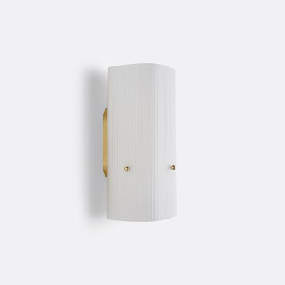 Applique laiton et verre strié, Danny LA REDOUTE INTERIEURS