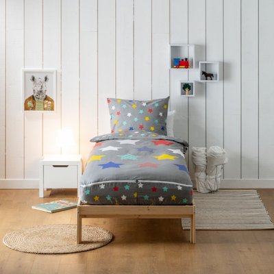 Caradou® avec couette Stars Parure de lit enfant BLEU CALIN