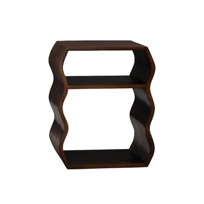 Table de chevet en bois de manguier vagues  MAORA MADE IN MEUBLES 