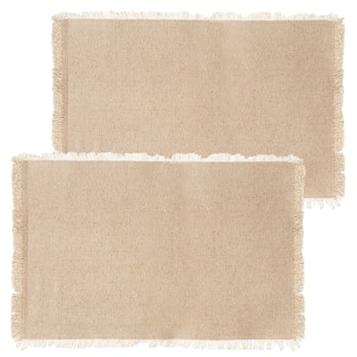 Lot de 2 sets de table en coton MAHA TOILINUX