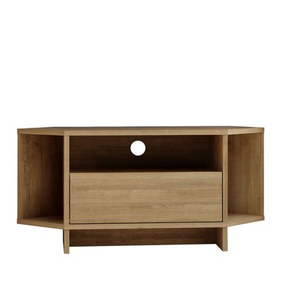 Meuble TV d'angle 1 porte en bois L95,7cm- CANO DRAWER