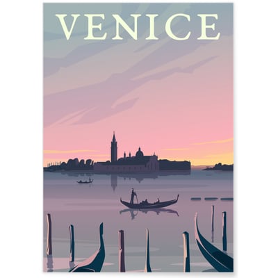 Affiche Venice L'AFFICHERIE