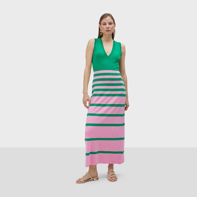 Robe longue sans manches en col V LOLA CASADEMUNT