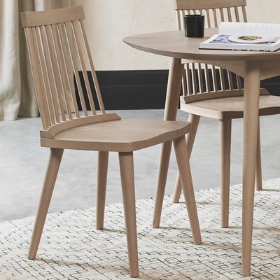 Chaise à barreaux en bois style scandinave COPENHAGUE (lot de 2) PIER IMPORT