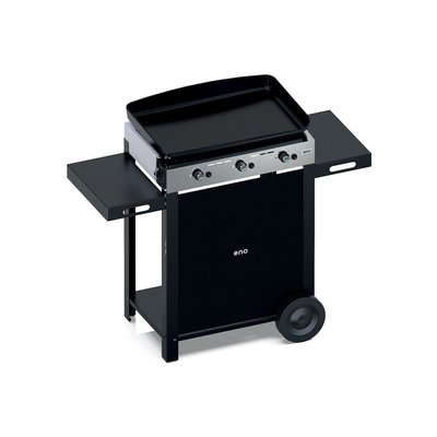 Plancha gaz Combo Initial 65 Inox 3 bruleurs sur chariot, 62x36 cm ENO