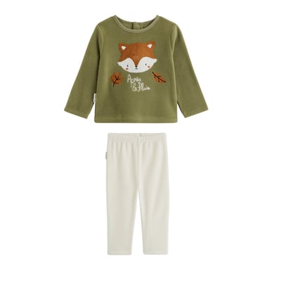 Pyjama enfant 2 pièces en polaire Ginkgo PETIT BEGUIN