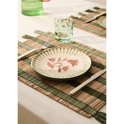 Sets de table en raphia rayés MANGO HOME