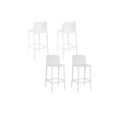 Tabourets de bar d'extérieur avec repose-pieds (lot de 4) - EOLE HELLIN, DEPUIS 1862