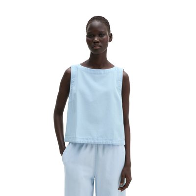 Top chemisier relaxed cropped avec Tencel™ Lyocell MARC O'POLO